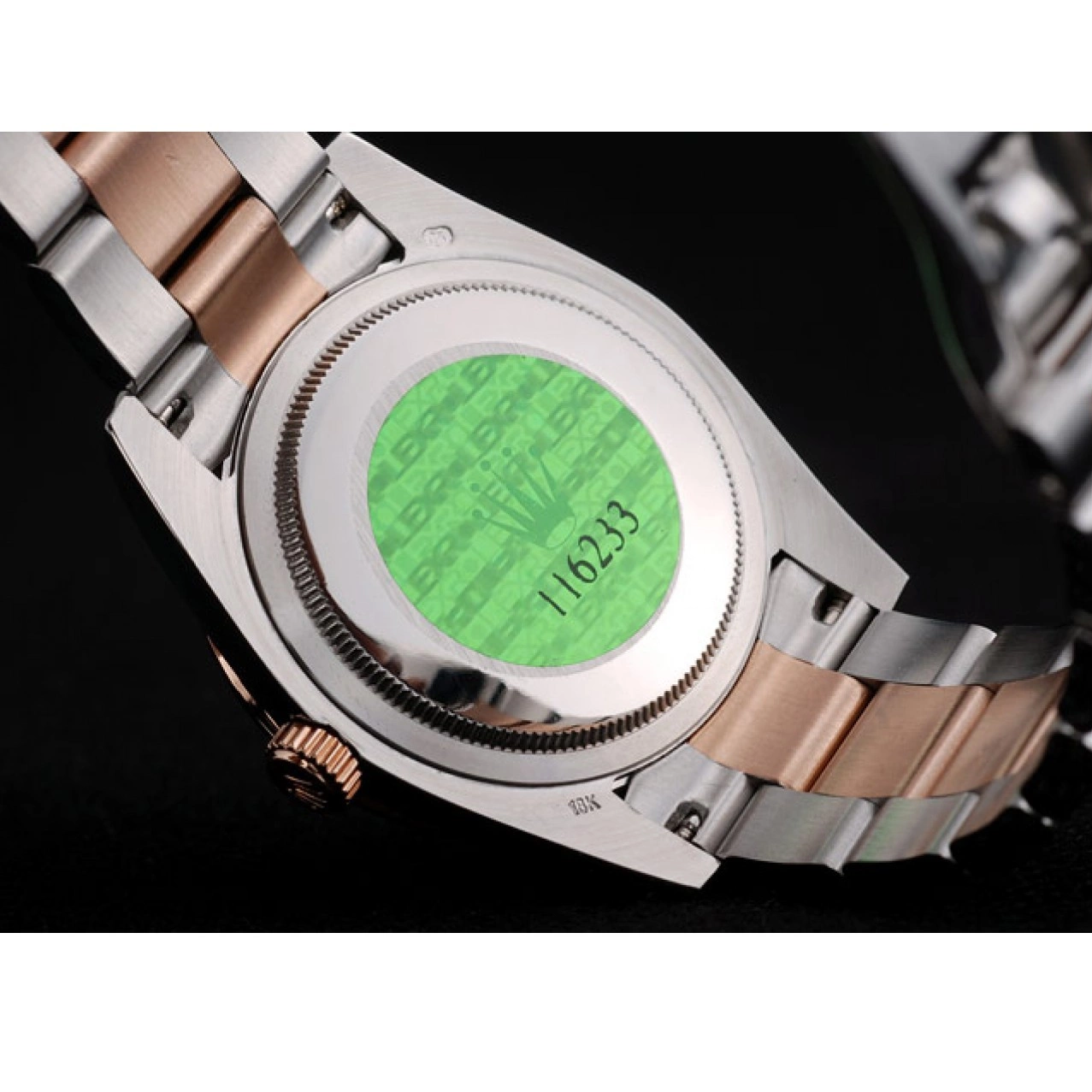 Best AAA Replica Sites Steel Brushed Brown Stainless DateJust Case 41994 Rolex Plated Dial Diamond 0629